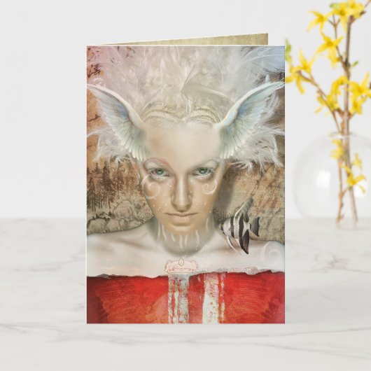 valhalla-wenskaart kaart (Gele Bloem)