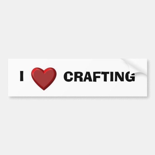 valhart1, I, CRAFTING Bumpersticker (Voorkant)