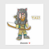 Vali Noorse mythologie Sticker (Vel)
