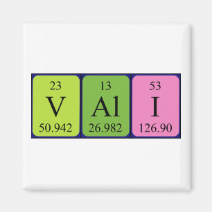 Vali periodieke table name magnet