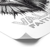 Valiant Faith Stand Eagle Christian Courage Streng Poster (Hoek)