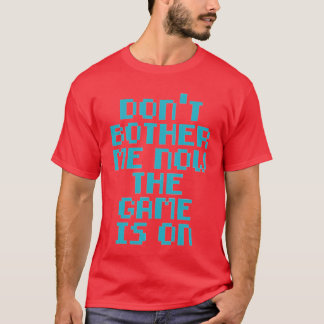 valideer me nu niet nu het spel bezig is jongen t-shirt