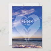 Valintine Twin Flame bespaart de data Save The Date (Achterkant)