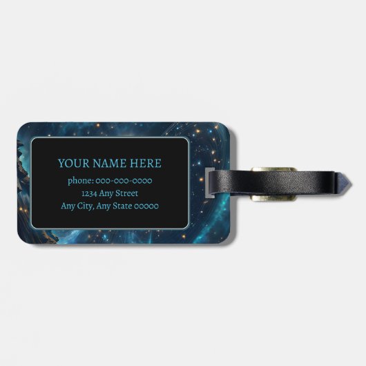 Valis Enigma Bagagelabel (Achterkant horizontaal)