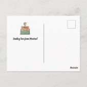 Valise | Aangepaste stad Briefkaart (Achterkant)