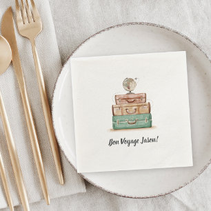Valise die weggaat Servet