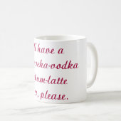 Valium Latte Humorische mok koffie (Voorkant rechts)