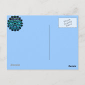 Valium Pane Midnight Briefkaart (Achterkant)