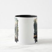 Valk in boswildernis mok (Midden)