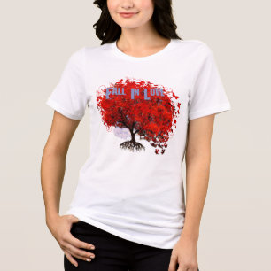 Valk in Love T-shirt Wervelingen Wortels Puzzelstu