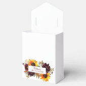 Valk in Love Tent Favor Box Bedankdoosjes (Geopend)