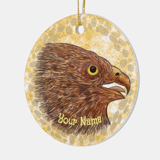 valk keramisch ornament (Links)