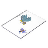 Valk met bril notitieboek (Linkerzijde)