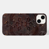 Valk Oud Leren Boek Case-Mate iPhone Case (Achterkant (horizontaal))