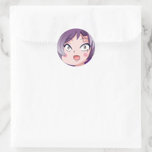 Valk Pikachu Gezicht Sticker (Tas)