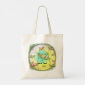 Valk sprinkhaan tote bag (Achterkant)