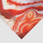 Valkbloed Oranje Agaat. Tissuepapier (Detail)
