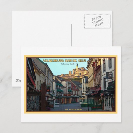 Valkenburg Castle Ruins Briefkaart (Voorkant / Achterkant)