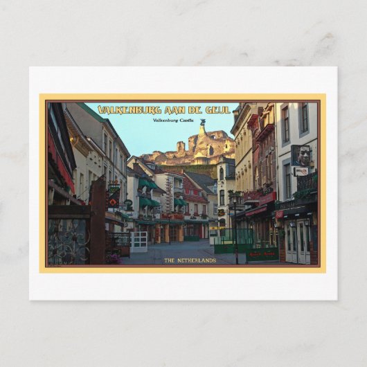 Valkenburg Castle Ruins Briefkaart (Voorkant)