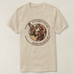 Valkenier en valk t-shirt