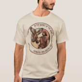 Valkenier en valk t-shirt (Voorkant)