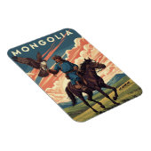 Valkenier in Mongolië Reizen Magneet (Rechterzijde)