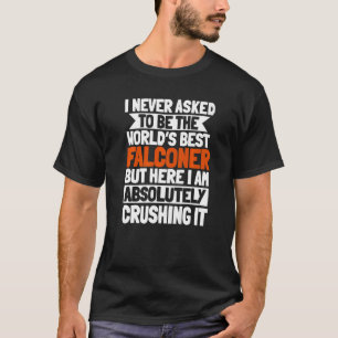 Valkenier Valkenjacht Gamehawking Beste Valkenier T-shirt