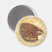 Valkenmagneet Magneet (Voorkant / Achterkant)