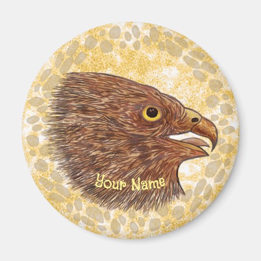 Valkenmagneet Magneet (Voorkant)