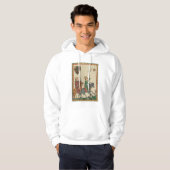 Valkerij, 14e-eeuwse Codex Manesse Hoodie (Voorkant volledig)