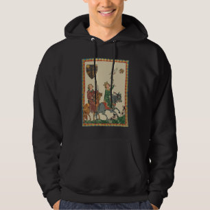 Valkerij, 14e-eeuwse Codex Manesse Hoodie