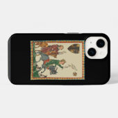 Valkerij, 14e-eeuwse Codex Manesse iPhone Hoesje (Achterkant horizontaal)
