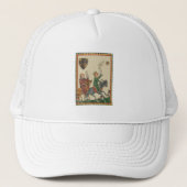 Valkerij, 14e-eeuwse Codex Manesse Trucker Pet (Voorkant)
