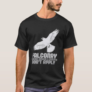 valkerij Funny Hawking Vogelvalk T-shirt