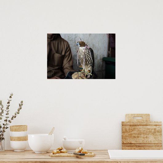 Valkerij valk poster (Keuken)