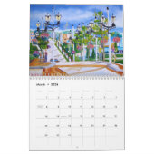 valkleuren in het bibliotheekpark Kenosha Wisconsi Kalender (Mar 2026)