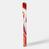 Valkleurige bloed-oranje agaat. Case-Mate iPhone case (Achterkant / Links)