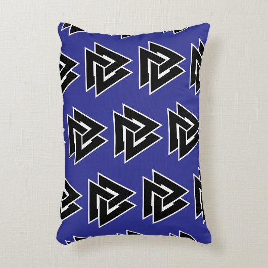 Valknut Accent Kussen (Voorkant(Verticaal))