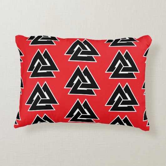Valknut Accent Kussen (Achterkant)