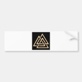Valknut Bumpersticker (Voorkant)