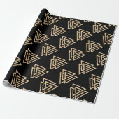Valknut Cadeaupapier (Uitgerold)