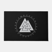 Valknut Circle loopt deuren Deurmat (Voorkant)
