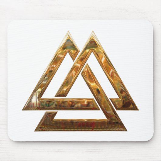 Valknut - Gold Muismat (Voorkant)