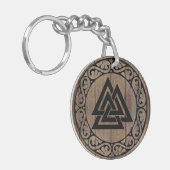 Valknut Knot of the Fallen Sleutelhanger (Voorkant Links)