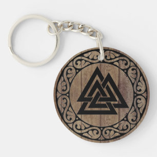 Valknut Knot of the Fallen Sleutelhanger