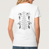 Valknut - Nine Noble Deugden Dames T-Shirt (Achterkant)