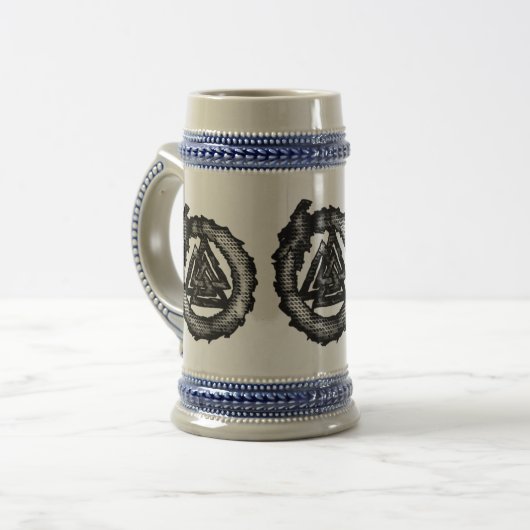 Valknut (Ouroboros) Bierpul (Voorkant links)