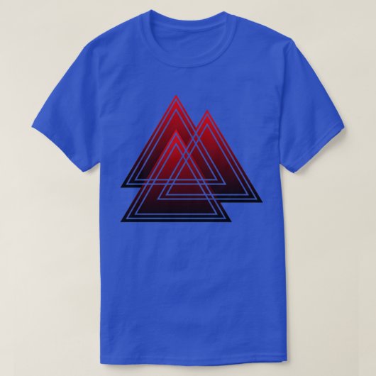Valknut red t-shirt (Design voorkant)