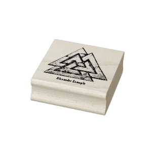 Valknut Rubberstempel