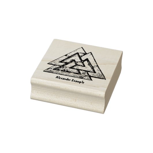 Valknut Rubberstempel (Stempel)
